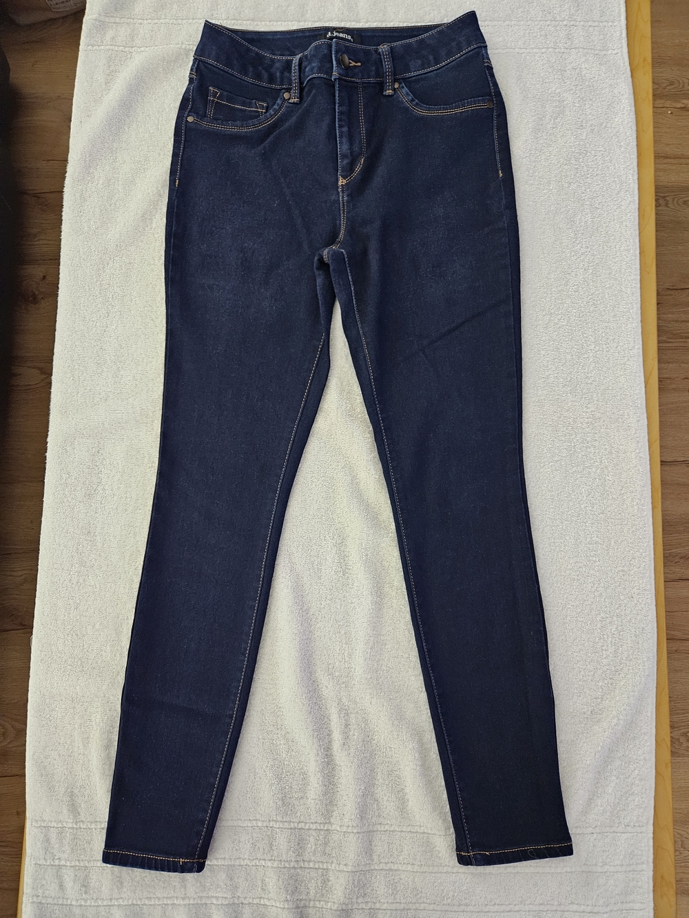 d. jeans Dark Blue Classic Women's Basic Skinny Jeans Size 8